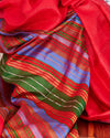 Amreli Red Silk Bhujodi Saree