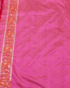 Bagh-e-Bahar Magenta Katan Silk Saree