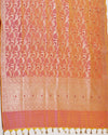 Jashn-e-Bahar Peach Katan Silk Saree