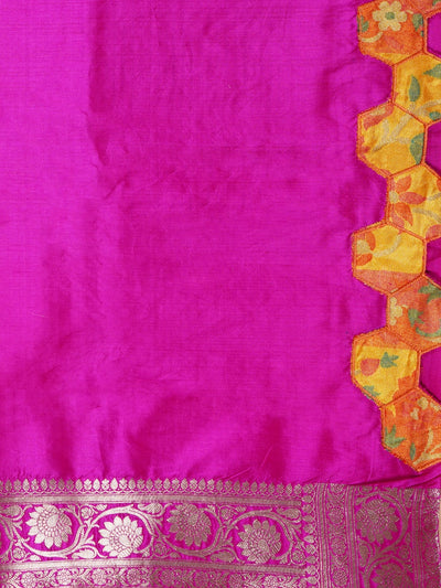 Kalyani Pink Katan Silk Saree