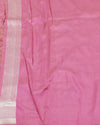 Serengeti Pink Shikarbagh Jaal Silk Saree