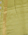 Niloufer Pista Green Silk Saree