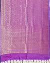 Bandhavgarh Purple Shikargah Katan Silk Saree