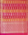 Yashodhara Red Rangkaat Katan Silk Saree