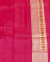 Bhasundara Rani Red Gyasar Katan Silk Saree
