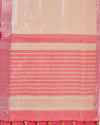 Mukta Off White Light Silk Sari