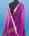 Jamun Purple Light Silk Sari
