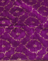 Jamun Purple Light Silk Sari