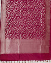 Bandhavgarh Pink Shikargah Katan Silk Saree