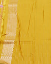 Swarna Yellow Tanchoi Silk Saree