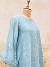 Nehal Sky Blue Long Kurta