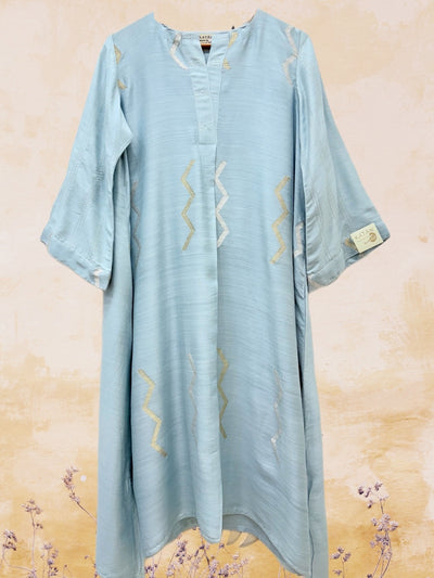 Nehal Sky Blue Long Kurta