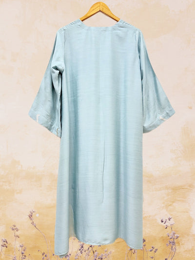Nehal Sky Blue Long Kurta