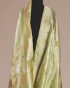 Aadrika Pista Green Soft Silk Saree