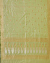 Aadrika Pista Green Soft Silk Saree