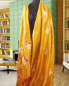 Gauri Yellow Boota Soft Silk Saree