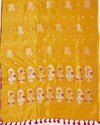Gauri Yellow Boota Soft Silk Saree