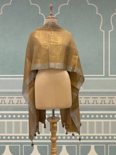 Kanak Durga Gold Tissue Dupatta