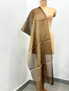 Antique Gold Stripe Tissue Stole
