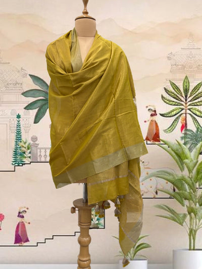 Mookambika Antique Tissue Dupatta