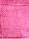 Rouge Pink Embroidered Tussar Saree