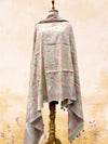 Garden of Eden Cream Tussar Georgette Dupatta