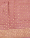 Rinpoche Pastel Peach Rangkaat Tussar Georgette Saree