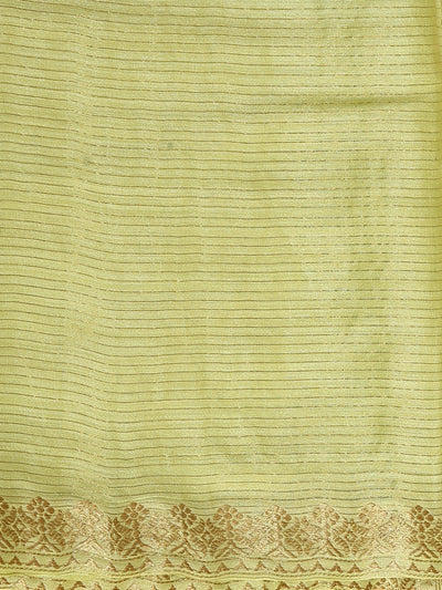Janaki Green Matka Georgette Saree