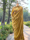Karnavati Yellow Printed Cotton Saree