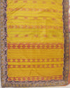 Nalgonda Yellow & Purple Patola Silk Saree