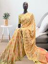 Daffodil Fragrance Yellow Silk Sari