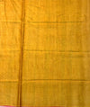 Kalahasti Yellow Tussar Silk Saree