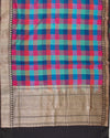 Off the beaten track Checks Jamdani Cotton Saree