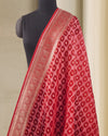 Mangla Gauri Red Organza Saree