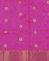 Wild Orchid Pink Chinya Silk Sari