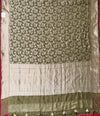 Olive Green Cotton Jamdani Saree