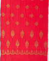Kalyan Red Boota Matka Georgette Saree