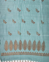 Jashn-e-Bahar Sea Green Matka Georgette Saree