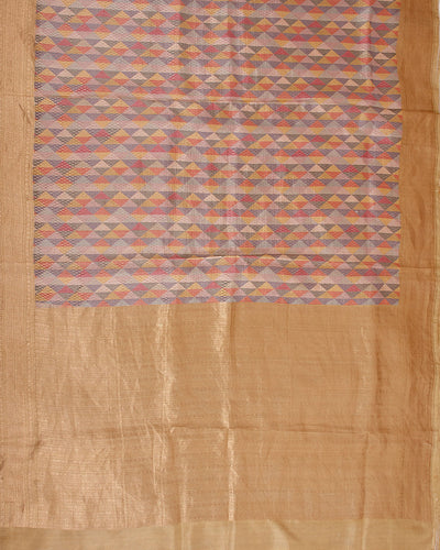 Celeste gold Soft Silk Saree