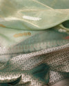 Rosemary Green kaduwa Banarasi Tissue Saree