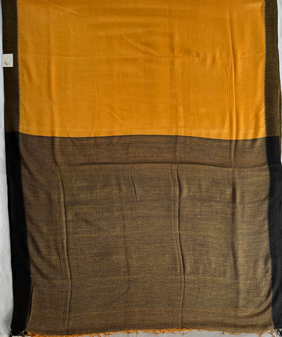 Raahgiri Mustard Yellow Eri Silk Saree