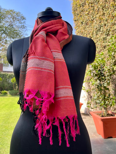 Imara Peach Eri Silk Stole
