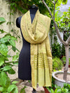 Green Georgette Brocade Dupatta