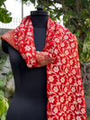 Sicily Red Chiffon Georgette Dupatta