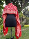 Sicily Red Chiffon Georgette Dupatta