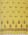 Devranjani Mehendi Yellow Kalgi Matka Georgette Saree