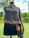 Tuti patti Black Matka Georgette Stole Dupatta