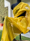 Yellow Organza Dupatta