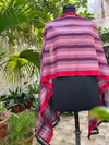 Pink & Red Kala Cotton Stole