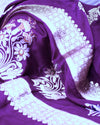 Angoora Purple Kadhuwa Booti Soft Silk Saree